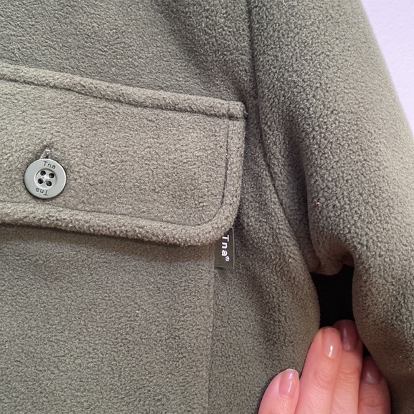 ❗️SOLD❗️TNA Polar Fleece Jacket Size 1 - Picture 8 of 11